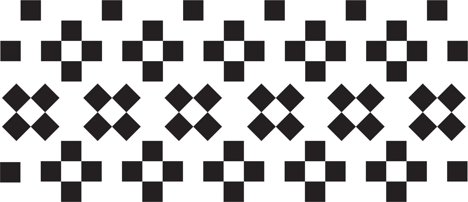 Pattern grafic MA.IU derivat din simbolul cu romburi